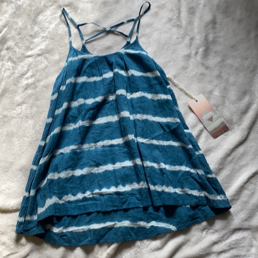 Sun & Shadow Tie Dye Tank Top